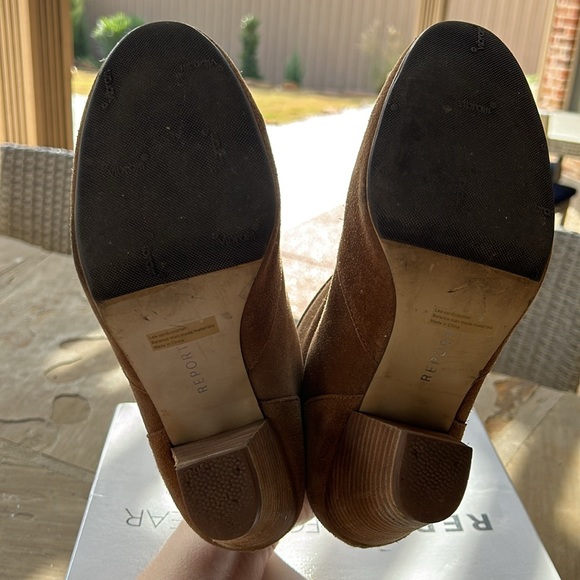 Report Marks Women’s Cognac Suede Ankle Boots Booties - Size 9 - Picture 6 of 9